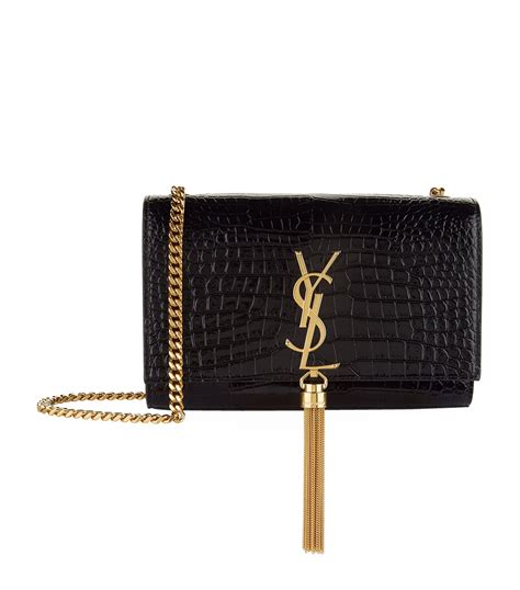 ysl snakeskin tassel bag|SAINT LAURENT Metallic Snakeskin Small Classic Monogram .